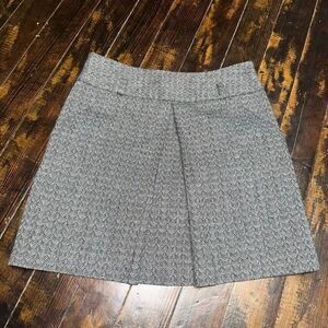 Loft chevron a-line business casual dark academia size 2 skirt
